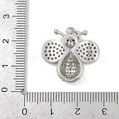 Colgante micropavé cubic zirconia de latón&nbsp;KK-P323-10P