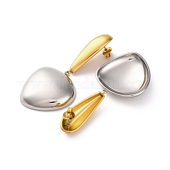 Pendientes colgantes de acero inoxidable 304&nbsp;EJEW-K296-02GP-01