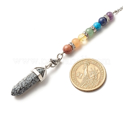 Chakra Thema Edelstein Drowsing Pendel&nbsp;PALLOY-JF01520