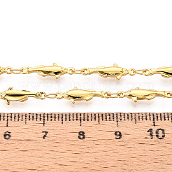 Meeresmotiv Fisch Gliederketten aus Messing&nbsp;CHC-T017-01C