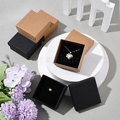 12 Stück 2 Farben Karton Papier Schmuck Set Boxen&nbsp;CBOX-FS0001-01