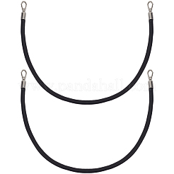 Poignées de sac rondes en simili cuir PU&nbsp;FIND-WH20023-029P-03