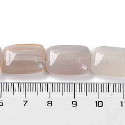 Chapelets de perles en agate blanche naturelle&nbsp;G-T047-B17-01