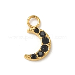 Placcatura ionica (ip) acciaio inossidabile 304 con ciondoli in strass&nbsp;STAS-G351-16G
