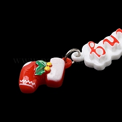 Undurchsichtige Harz-Cabochons des Weihnachtsthemas&nbsp;CRES-D011-01A