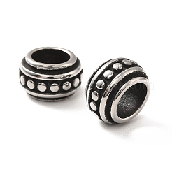 316 chirurgische Edelstahl-Europäische Perlen&nbsp;STAS-A060-09AS
