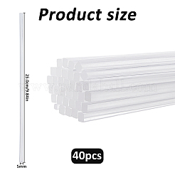 Transparenter Acryl-Vierkantstab&nbsp;OACR-WH0037-57B