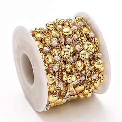 Chaînes de gourmette en laiton à la main&nbsp;CHC-L039-39G