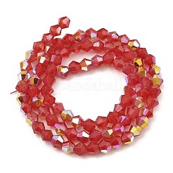 Chapelet de perles en verre baking paint&nbsp;DGLA-F029-J2mm-A04