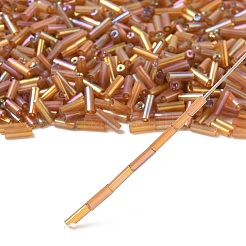Ab farbig plattierte Glasperlen&nbsp;X-SEED-R012-162C