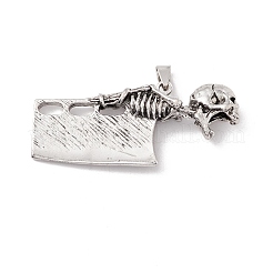 Tibetischer stil Aluminium Anhänger & Charms&nbsp;FIND-C008-13AS