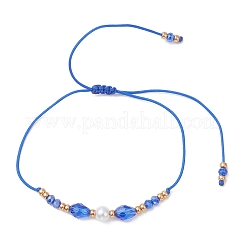 Braccialetti di perline intrecciate in vetro e perline di semi&nbsp;BJEW-MZ00283-01