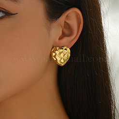 Boucles d'oreille en acier inoxydable&nbsp;TO6247-4