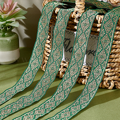 Rubans plats polyester broderies ethniques&nbsp;OCOR-WH0074-26
