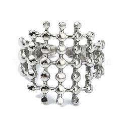 Bagues de manchette en acier inoxydable 304 pour femmes&nbsp;RJEW-M019-18P