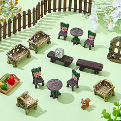 Adornos de sillones en miniatura de resina&nbsp;AJEW-SP0006-12