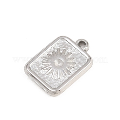 304 Edelstahl Anhänger Strass Fassungen&nbsp;STAS-L313-10P