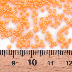 Perles cylindriques en verre de couleur fluorescente&nbsp;SEED-S047-P-003