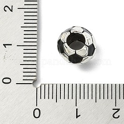 Temporada de fútbol aleación esmalte cuentas europeas&nbsp;FIND-G113-07AS-03