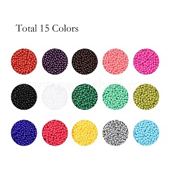 Fgb 300g 15 colori 12/0 perline di vetro rotonde di grado A&nbsp;SEED-JP0011-10-2mm