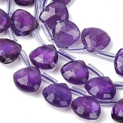 Natürlichen Amethyst Perlen Stränge&nbsp;G-L654-L01-01