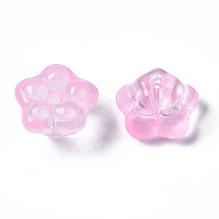 Perlas de vidrio pintado en aerosol transparente&nbsp;GGLA-S054-011E-01