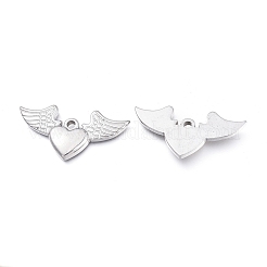 Pendentifs en acier inoxydable 304 anti-ternissement pour la Saint-Valentin&nbsp;STAS-K207-45P