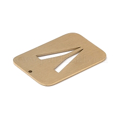 Pendentifs en acier inoxydable 304 avec placage ionique (IP)&nbsp;STAS-K216-49V-G