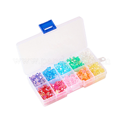 250 pz 10 colori perline acriliche trasparenti ecologiche&nbsp;TACR-CJ0001-21