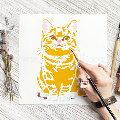 Stencil per pittura da disegno per animali domestici&nbsp;DIY-WH0693-032
