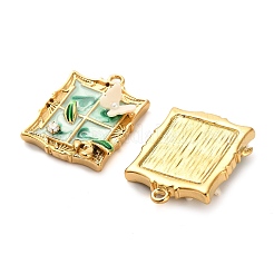 Ciondoli in acciaio inossidabile 304 smaltati e strass&nbsp;STAS-B084-02G-01
