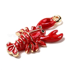 Pendentifs émail en alliage de zinc&nbsp;X-FIND-I044-17A-1