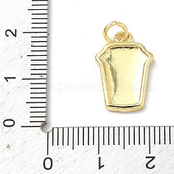 Pendentifs d'émail en laiton &nbsp;KK-H255-11B-G
