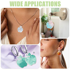 Supports de cabochon pendentif en alliage 24 pièces&nbsp;FIND-CA0011-57S