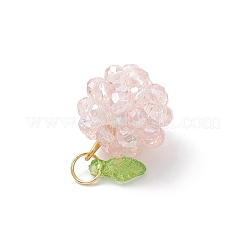 Anhänger aus galvanisiertem Glas&nbsp;PALLOY-MZ00861-03