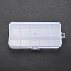 Contenants de perles en plastique transparent&nbsp;CON-YW0001-09