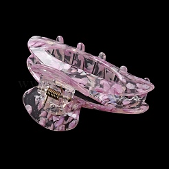 Transparente Haarspangen aus Acryl mit Blumenmuster&nbsp;PW23031332736