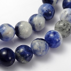 Filo di perle di sodalite naturale&nbsp;GSR10mmC013