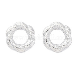 Orecchini a bottone in acciaio inossidabile 304 per donna&nbsp;LS-EJEW-K306-05P