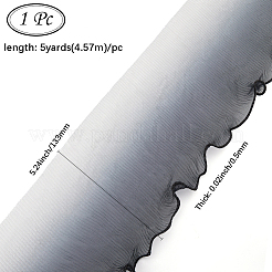 Ruban de bordure en dentelle plissée en polyester de 5 mètre&nbsp;OCOR-GF0004-84A