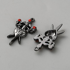 Pendentifs en alliage avec strass&nbsp;FIND-WH20019-291E-01B