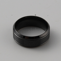 201 Edelstahl schlichter Bandring für Herren&nbsp;RJEW-WH0011-13A