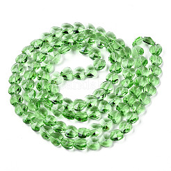 Perles en verre transparentes&nbsp;GLAA-Q066-10mm-A14