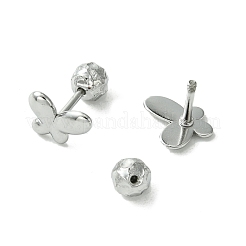 Pendientes de acero inoxidable 304 que no se deslustran&nbsp;EJEW-Q801-11P