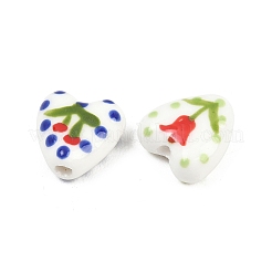 Perles en porcelaine manuelles&nbsp;PORC-I031-01