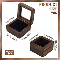 Scatole magnetiche per riporre medaglie in legno&nbsp;CON-WH0088-94A-02