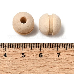 Europäische Perlen aus Naturholz&nbsp;WOOD-A026-05