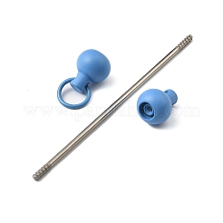 Barra portachiavi in plastica con perline per la creazione di gioielli fai da te&nbsp;AJEW-C040-01C-1