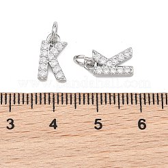 Ciondoli Shegrace in ottone con micro pavé di zirconi cubici trasparenti&nbsp;XGRQ29600-394P-K