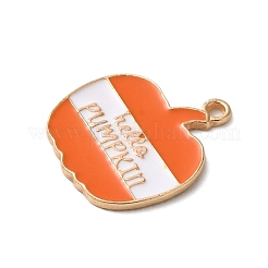 Pendenti smaltati in lega color oro per il giorno del ringraziamento&nbsp;LS-ENAM-M002-02F-G